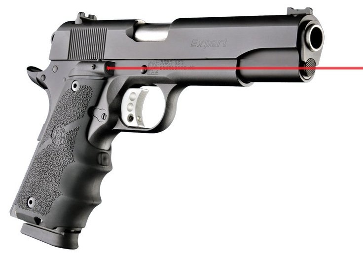 Hogue Rubber Grip Met Laser Colt 1911 Mh Schietsport